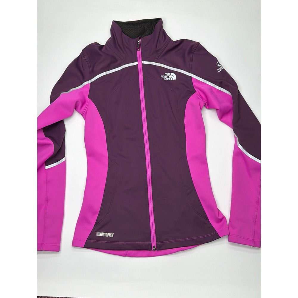 The North Face Flight Series Windstopper Jacket Purple Pink Womens XS Full Zip